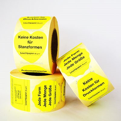 Rollenhaftetiketten
